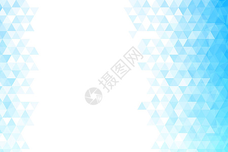 多边形蓝色马赛克背景 抽象的低聚矢量图 半色调风格的三角形图案 模板几何业务设计与三角形的海报 横幅 卡片 传单插图商业钻石技术图片