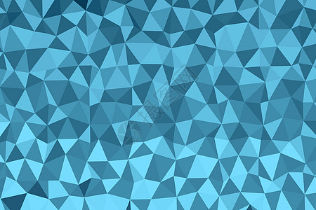多边形深蓝色马赛克背景 抽象的低聚矢量图 半色调风格的三角形图案 模板几何业务设计与三角形的海报 横幅 卡片 传单艺术折纸玻璃坡图片