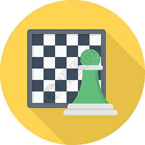 棋商业金融插图挑战木板闲暇黑色游戏骑士界面图片