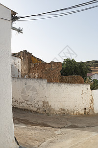 安达卢西亚村被毁房屋图片