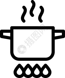 烹饪锅食物平底锅工具用具白色厨房蒸汽美食厨具餐厅图片