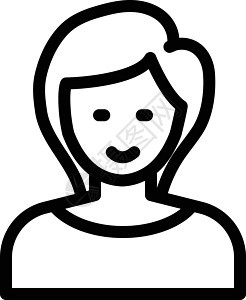 职业女性插图卡通片化身经理男人社会办公室头发用户男性背景图片