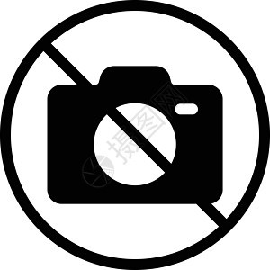 旗帜照片安全警告红色相机标签圆圈插图手机禁令背景图片