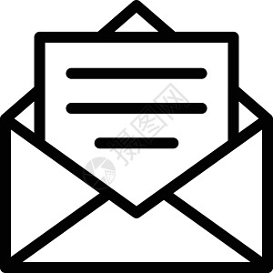 垃圾邮件商业网站网络地址邮政信封客户插图邮件爸爸背景图片