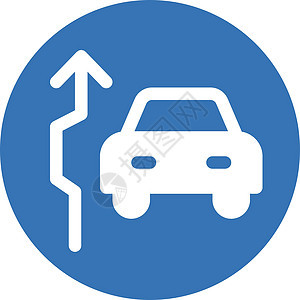 交通警告车辆白色黑色驾驶控制板街道插图路标安全图片