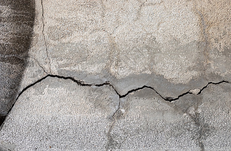 旧脏混凝土墙的质地街道墙纸石膏纸板建筑古董材料崎岖水泥裂缝图片