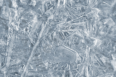 冰纹自然背景窗户水晶雪花玻璃宏观蓝色白色图片