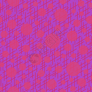 带有彩色球和线条的抽象无缝图案 插图彩色圆点装饰背景 适合邀请 海报 卡片 传单 横幅 纺织品 织物 紫色粉红色淡紫色乐趣婴儿塑图片