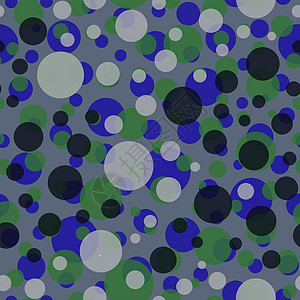 带有彩色球的抽象无缝图案 背景抽象重叠彩色圆点图案的说明 波尔卡圆点装饰品 适合邀请 海报 卡片 传单 横幅 纺织品 法布里纸屑图片