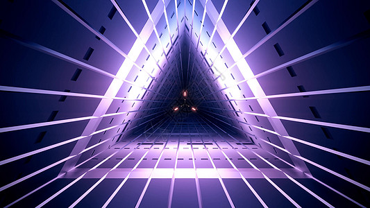 暗紫色隧道 3D 它制作图案图片
