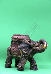 印度大象雕像特写 2图片