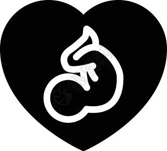 怀孕胚胎婴儿送货生活孩子圆形医疗胎儿插图圆圈图片