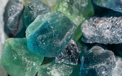 粗金宝石和矿物公司岩石萤石科学石头白色石英水晶绿色图片