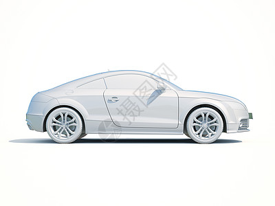 3d车白色空白模版跑车豪车汽车运输服务汽车工业保养背景维修轿车背景图片