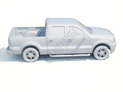 3d车白色空白模版豪车模板汽车工业跑车运输背景保养车辆车身汽车背景图片