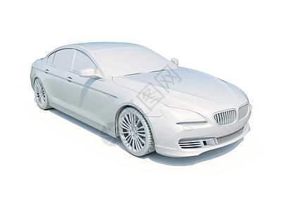 3d车白色空白模版服务图标背景跑车修理保养车辆运输豪车汽车工业背景图片