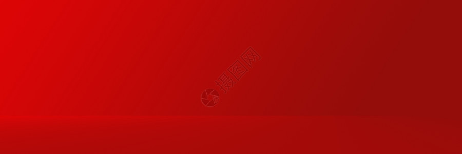 工作室背景明亮的红色渐变水平工作室房间墙背景艺术框架网站插图卡片剪贴簿横幅海报奢华亚麻图片