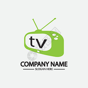 电视标志设计媒体技术符号电视 电视媒体播放标志设计模板矢量 会徽设计概念创意 SymbolIco播送音乐公司黑色标识玩家电影电脑图片