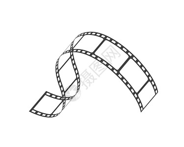 空白旧胶片矢量图设计相机视频电影星星投影播放带子记录线圈摄影图片