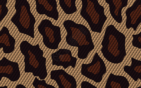抽象的现代蛇皮无缝图案 动物时尚背景 用于印刷品 卡片 明信片 织物 纺织品的棕色装饰矢量库存插图 风格化蟒蛇皮肤的现代装饰品鳄图片