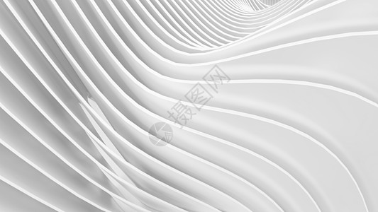 抽象的曲线形状 白色圆形背景灰色海浪公司空白墙纸技术房间插图流动创造力图片