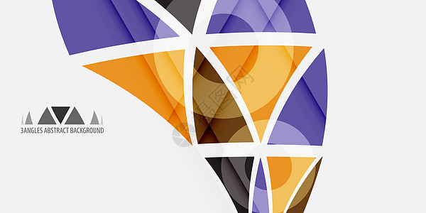 几何多彩抽象背景网络横幅酒吧三角形几何学卡片创造力商业马赛克插图图片