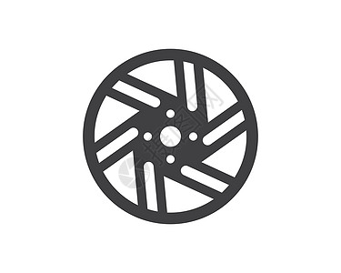 车轮图标徽标插图矢量模板服务轮子橡皮轮胎驾驶汽车车库商业经销商赛车图片