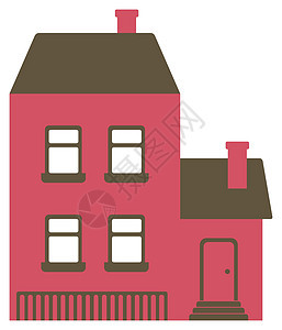 漫画建筑房屋公寓设计插图前视财产大厦平面住房房子住宅建筑学小屋窗户商业图片