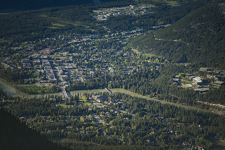 Banff - 空中照片图片