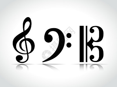 矢量音乐符号设计图标图片