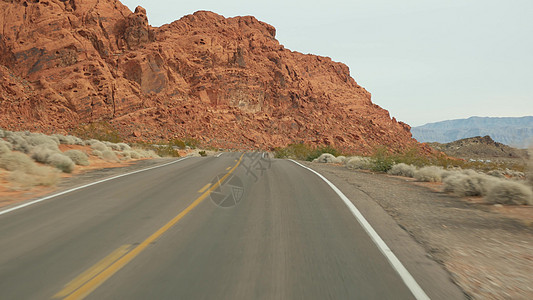 车沙漠狂野的西部国家公园高清图片