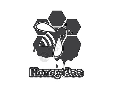 蜂蜜蜜蜂徽标模板矢量图标它制作图案生态味道六边形蜂巢广告动物群蜂蜡昆虫商业收藏图片