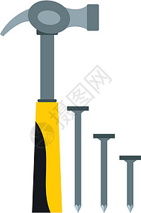 锤子和钉子工作装修木工指甲作坊木头绘画木匠公用事业工具图片