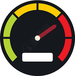 平面样式中的转速表图标速度汽车展示技术乐器仪表控制网络车速柜台图片