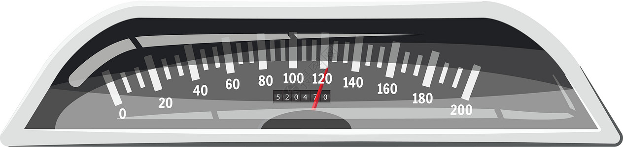 每小时 120 公里的小型车速表 ico图片