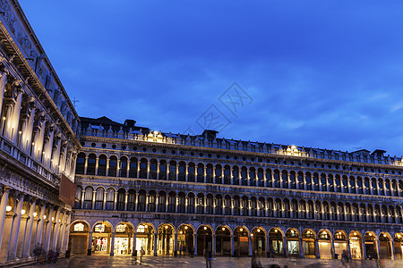 圣马克广场  威尼斯的圣马可广场地标检察院旅行蓝色街道正方形城市天际建筑学景观图片