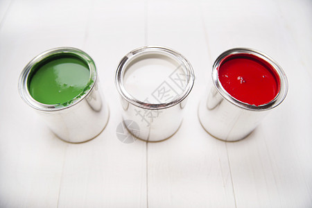 三色罐白色合金艺术家艺术金属国歌红色罐头国家装修图片