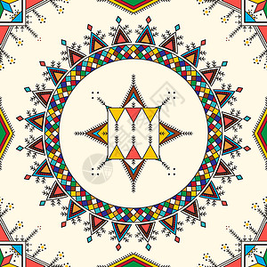 模式 5几何图案文化打印王国菱形艺术议会装饰品正方形图片