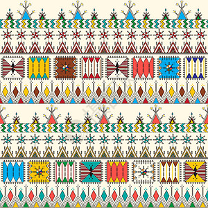 模式 5王国棕榈几何图案打印正方形装饰品传统议会民间图片