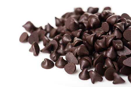 巧克力片可口的棕色的高清图片