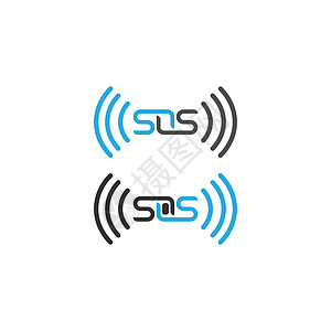 SOS 符号图标设计概念向量模板圆圈安全互联网服务公司插图商业按钮生活电话图片
