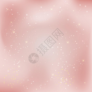 粉红色有光泽的星星背景 可用于婚礼请柬情人节贺卡 它制作图案矢量图片