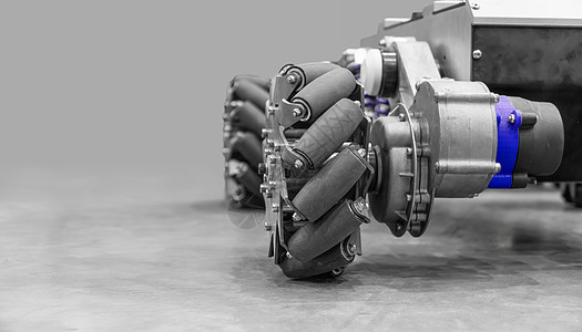 机器人的金属轮Bush型滚筒控制倾斜技术动力学教育马达金属生产车辆课堂图片