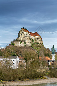 德国布尔格豪森城堡石头建筑历史天空城堡教会建筑学旅行景观旅游图片