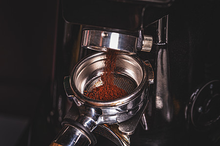 咖啡研磨机磨床研磨芳香制作者黑色香气机器图片