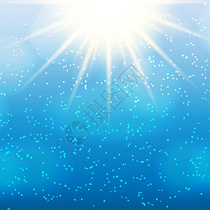 抽象魔术光背景矢量图制作图案温度派对火花蓝色太阳镜片日出射线晴天同心图片