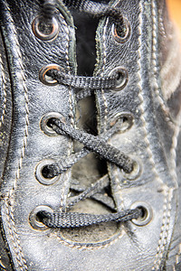 鞋贴近鞋子丝带纺织品衣服灰色白色皮革花边鞋带组织跑鞋图片