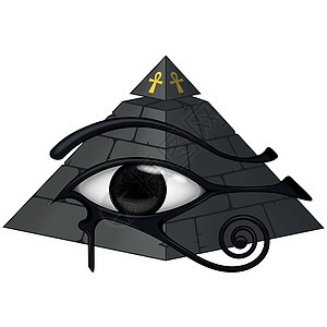古代埃及金字塔 三维双眼全神贯注图片