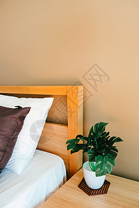 卧室装饰软垫靠垫柔软度建筑家具风格房子装潢摄影家居高清图片