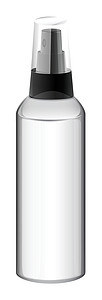 一个喷雾瓶化学容器专业喷出喷雾器清洁工雾状白色瓶子液体图片